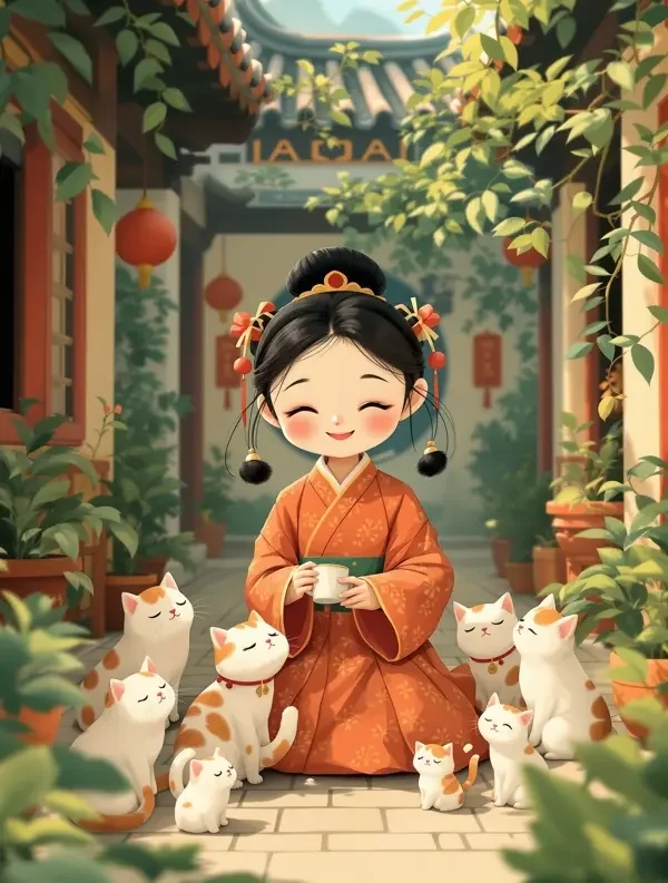 韩漫剧免费 猫咖里的桃色午后 治愈短剧在线看 韩漫剧免费《猫咖里的桃色午后》封面海报