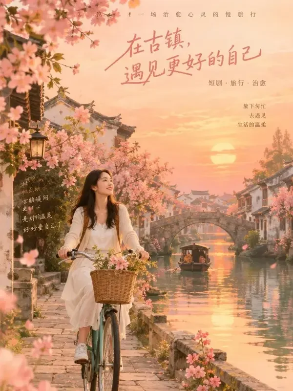 韩漫剧免费 慢游桃夭小镇 治愈短剧在线看 韩漫剧免费《慢游桃夭小镇》封面海报